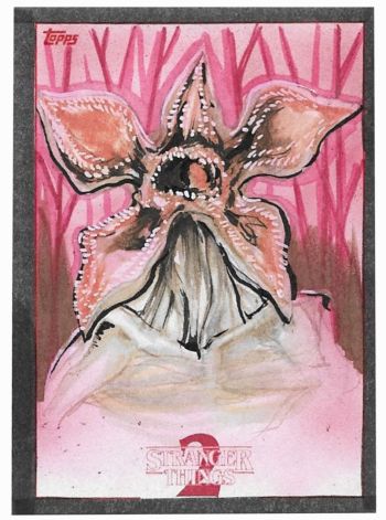 Image of Stranger Things Demogorgan Sketch Card