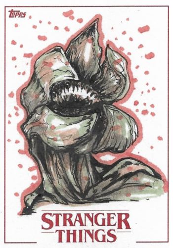Image of Stranger Things Demogorgan Sketch Card