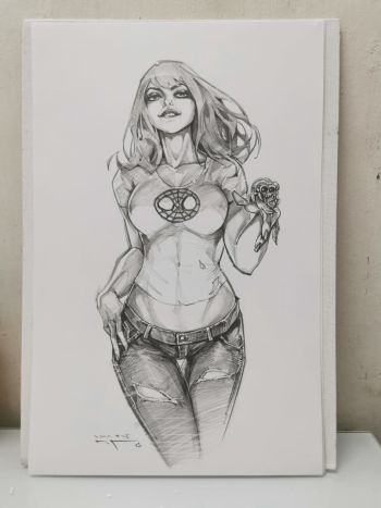 Image of Amazing Spider-Man Published Cover Art - Featuring Mary Jane