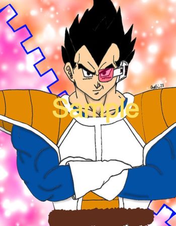 Image of Prince of Saiyans 11x14 Matte Print
