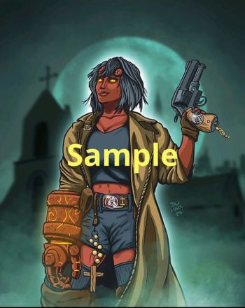 Image of Hellgirl 11x14 Matte Print