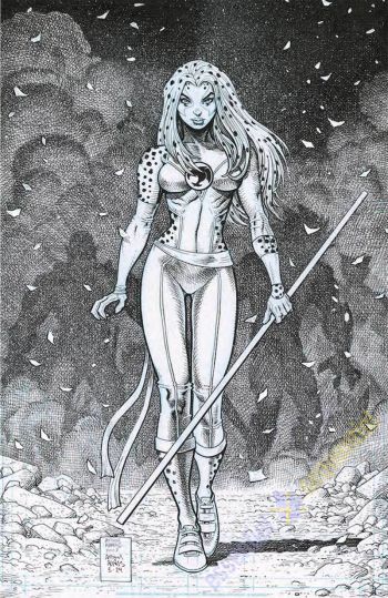 Image of Cheetarah #1 Team Cover by Arthur Adams
