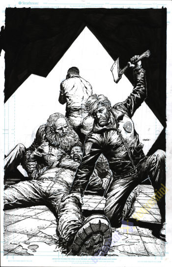 Image of Walking Dead Deluxe #21 Cover by David Finch