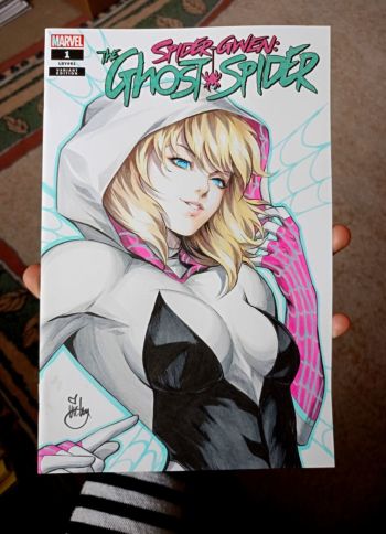 Image of SPIDER GWEN blank cover