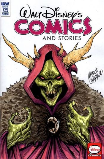 Image of Disney The Horned King custom cover illustration