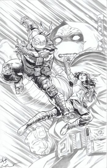 Image of The Last Ronin Issue #2 “First to Fall” - Custom Cover Variant by The Escorza Brothers