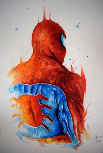 Image of Spider-Man 11,7"x 16,5"