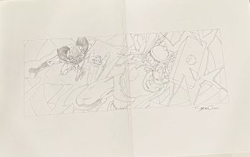 Image of Civil War #4 [Cover] - Underdrawing - Steve McNiven