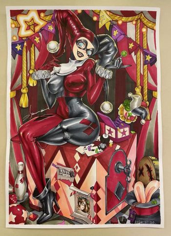 Image of Harley Quinn by Disanxian