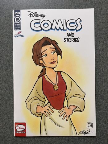 Image of Treasure Planet Sarah Hawkins sketch cover