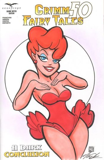 Image of Red Hot Riding Hood sketch cover by Tim Shinn