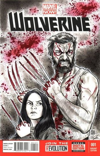 Image of Wolverine sketch cover by Tim Shinn