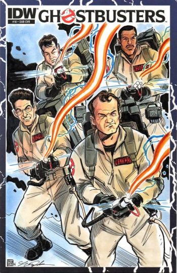 Image of Ghostbusters sketch cover by Tim Shinn