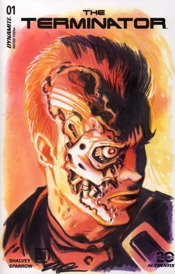 Image of Terminator sketch cover by Tim Shinn