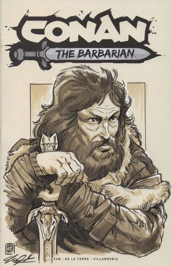 Image of Conan sketch cover by Tim Shinn