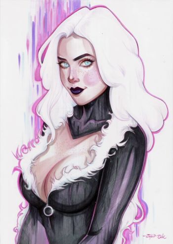 Image of Black Cat Art by Renato Oak