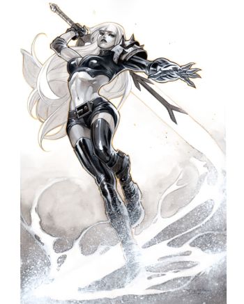 Image of Magik Grayscale Pin Up