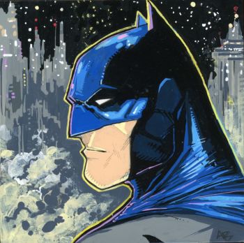 Image of Batman Profile Illustration