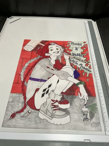 Image of My spin on Harley Quinn and the jokers daughter, Meet Harlynn Quinn