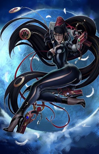 Image of Bayonetta Art by M. R. Gunn