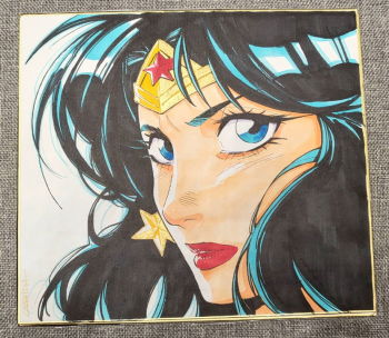 Image of Original Art Commission on Japanese Art Board