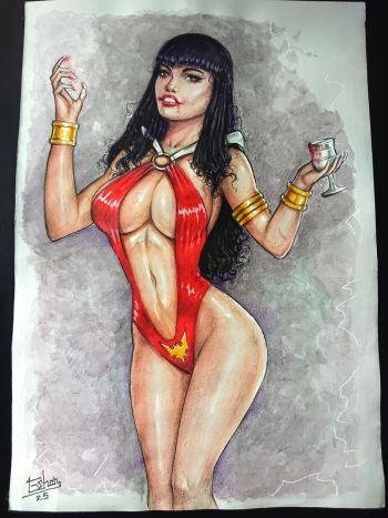 Image of Original Vampirella 9×12 Piece