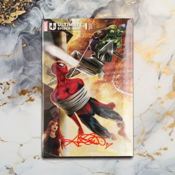 Image of (Signed) Ultimate Spider-Man #1 Ariel Diaz Exclusive Trade Dress Variant
