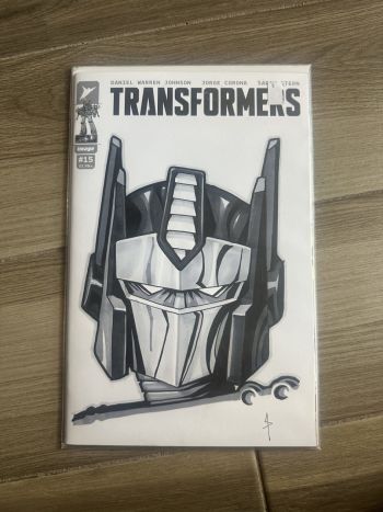 Image of Transformers #1 Optimus Prime Sketch Cover