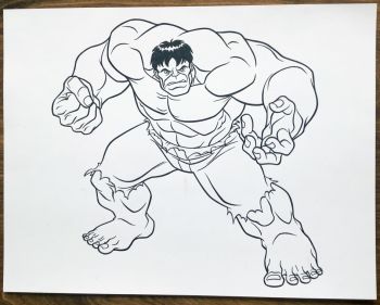 Image of HULK 3 - *official* Marvel licensing artwork by Tim Levins