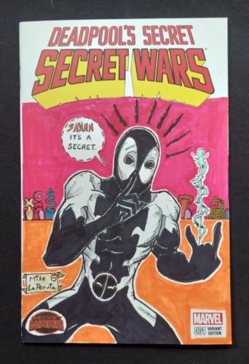 Image of Deadpool's Secret Secret Wars Sketch Cover