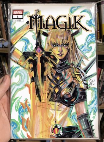 Image of Magik Marvel Rivals Sketch Cover