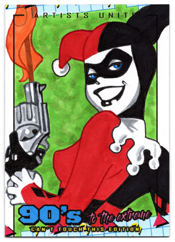 Image of Harley Quinn 90's Sketch Card