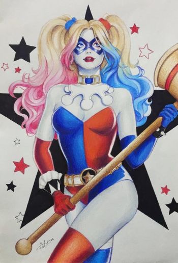 Image of [8.3 x 11.7] Harley Quinn 