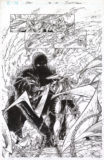 Image of SPAWN ORIGINAL ART by Brett Booth & Adelso Corona!!