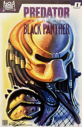 Image of Predator sketch cover by Tim Shinn