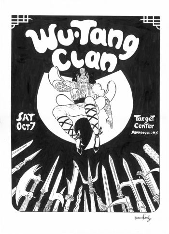 Image of Wu-Tang Clan poster by Bruno Seelig