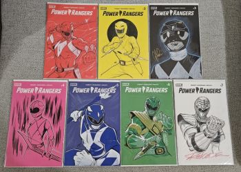 Image of Power Rangers Sketch Cover Set