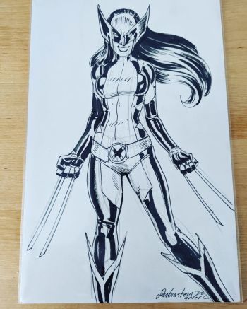 Image of X-23 Commission by Joe Rubenstein after J Scott Campbell