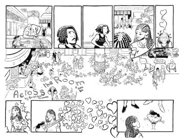 Image of Kal-El-Fornia Love #01 page 02-03 by Juni Ba