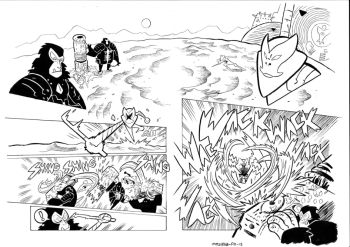 Image of Monkey Meat: Summer Batch #05 Story #02 page 11-12 by Juni Ba