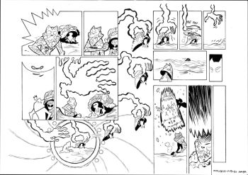 Image of Monkey Meat: Summer Batch #05 Story #02 page 19-20 by Juni Ba