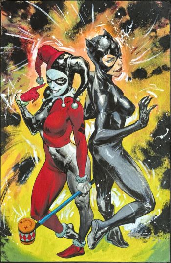 Image of Catwoman & Harley Quinn by Ryan Benjamin