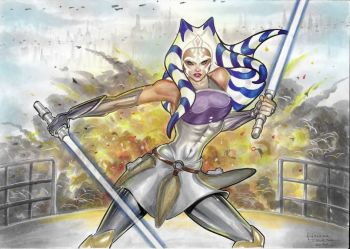 Image of Ahsoka Tano by Adriana Tavares