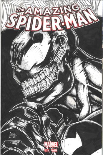 Image of Venom sketch cover by Jim Kyle