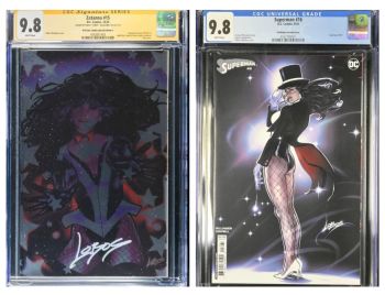Image of Lot of (2) Zatanna Pablo Lobos Villalobos Variant Covers CGC 9.8 Comic Books