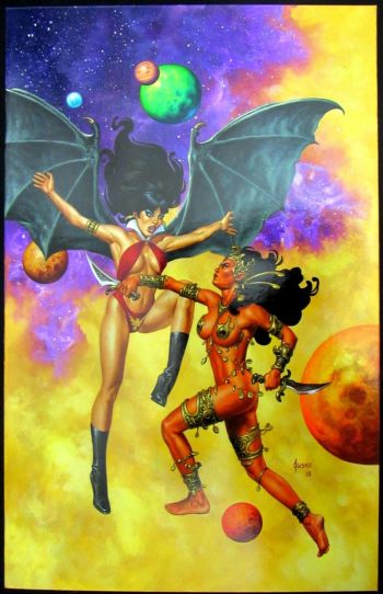 Image of VAMPIRELLA DEJAH THORIS 3 Cover _ Joe Jusko-24672582