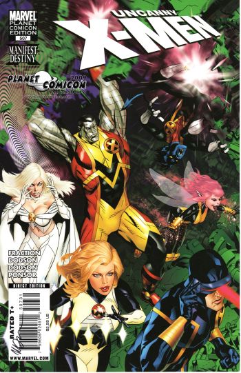 Image of UNCANNY X-MEN 507 COVER PRINT SIGNED MICHAEL GOLDEN