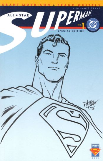 Image of Superman sketch cover by Nick Justus