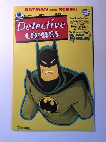 Image of Batman Animated Art on Detective Comics Reprint