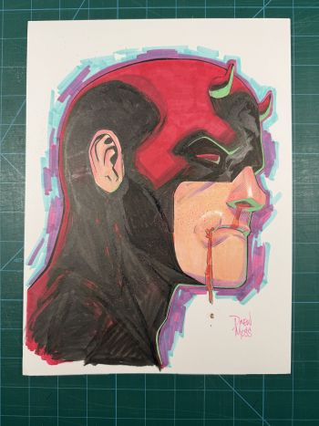 Image of 80s Inspired Daredevil Portrait
